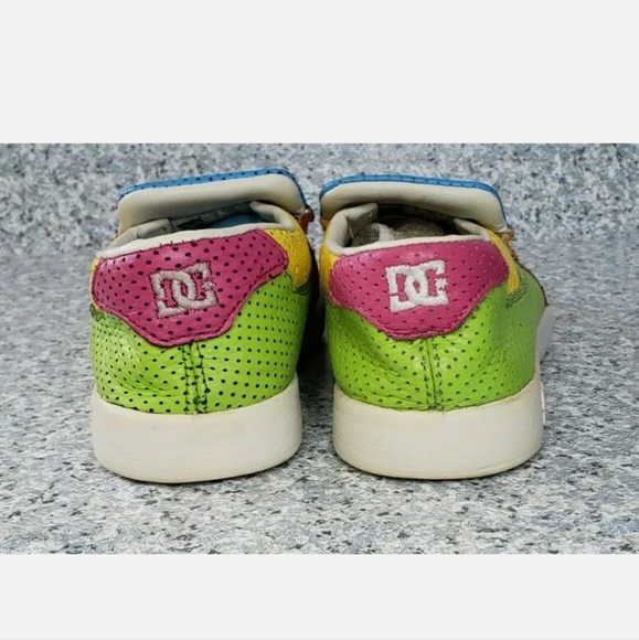 DC Shoes Villian XLE 302857 Mens US Sz 6/ Womens US Sz 7 Colorblock Loafer - Picture 4 of 9